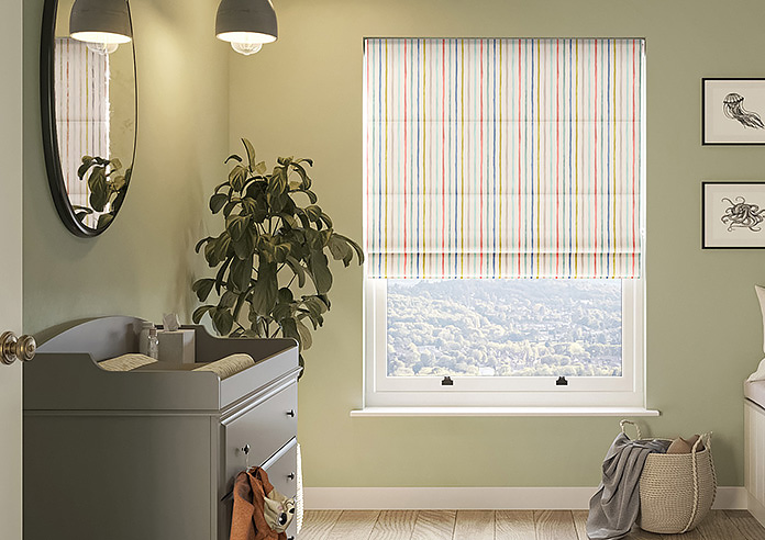Vintage Stripe, Promenade - Roman Blind - Image 3